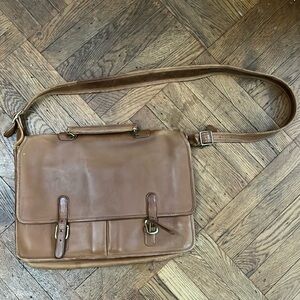 Coach shoulder briefcase